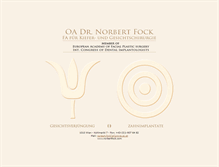 Tablet Screenshot of norbertfock.com